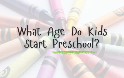 What Age Do Kids Start Preschool?